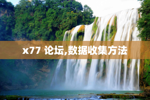 x77 论坛,数据收集方法