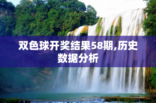 双色球开奖结果58期,历史数据分析