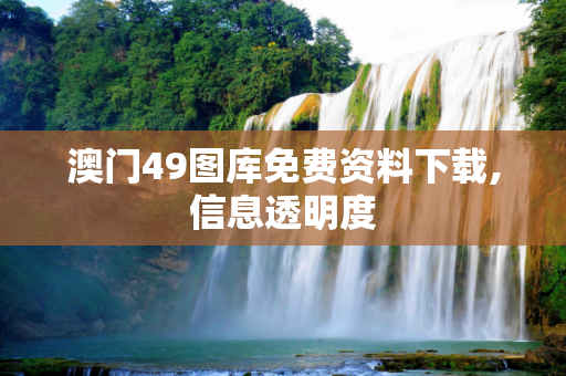 澳门49图库免费资料下载,信息透明度