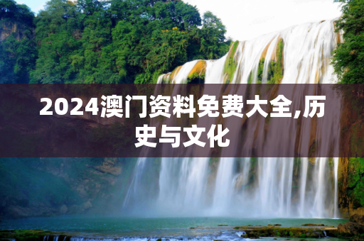 2024澳门资料免费大全,历史与文化