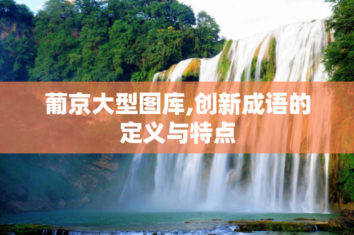 葡京大型图库,创新成语的定义与特点