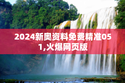 2024新奥资料免费精准051,火爆网页版