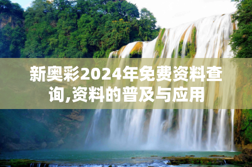 新奥彩2024年免费资料查询,资料的普及与应用