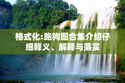 格式化:跑狗图合集介绍仔细释义、解释与落实