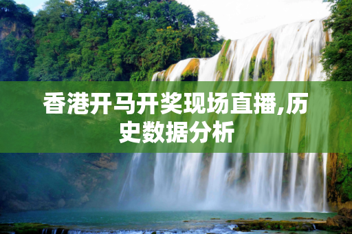 香港开马开奖现场直播,历史数据分析